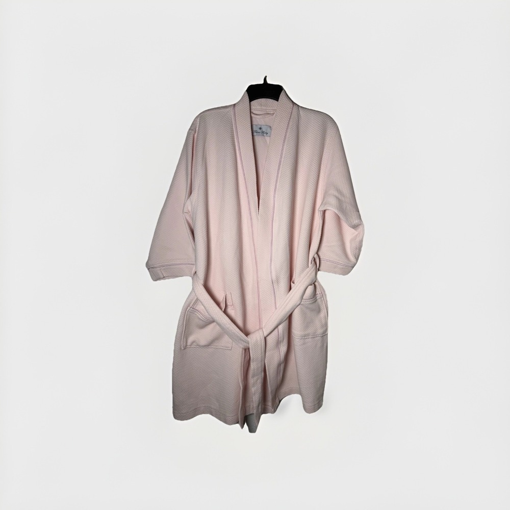 Fishers Finery Women's‎ Modal Kimono Resort Spa Robe with Quilted Design Size S